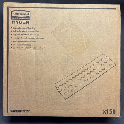 Rubbermaid HYGEN 18" Disposable Microfiber Mop Pads
