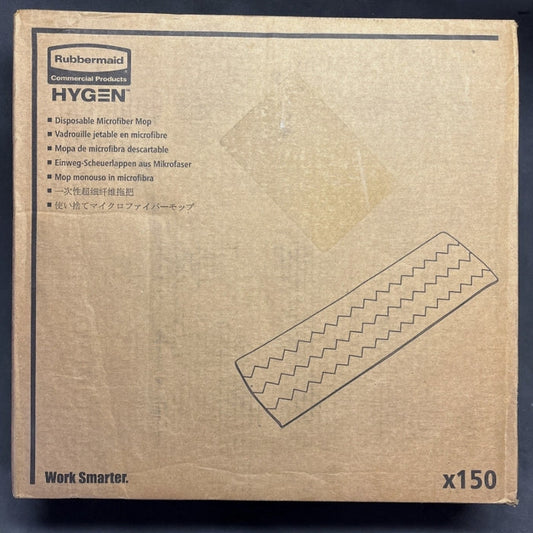 Rubbermaid HYGEN 18" Disposable Microfiber Mop Pads