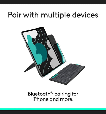 Logitech Flip Folio, Keyboard Case for iPad Pro 13 Inch (M4 & M5) & iPad Air 13 Inch (M2 & M3) (2024,2025) (New in Box)