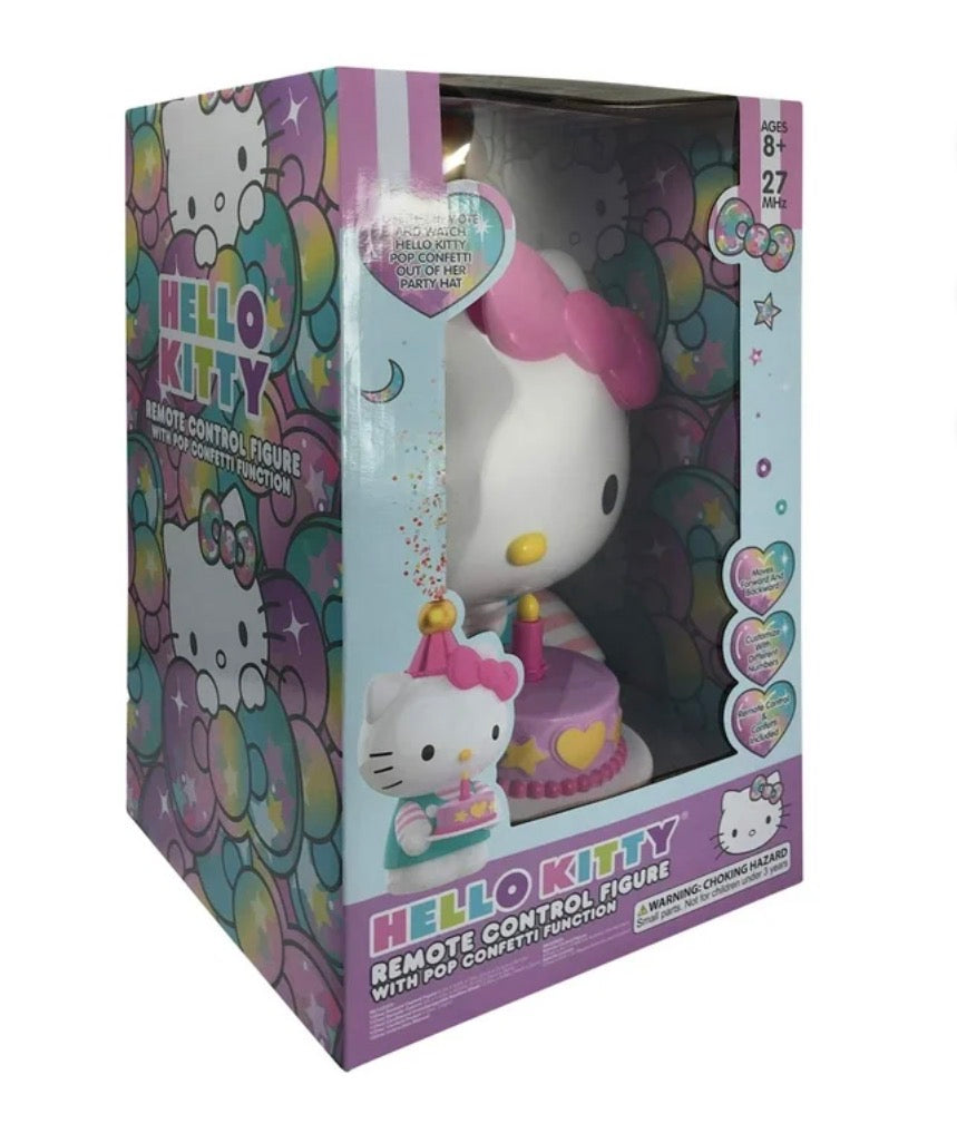 Hello Kitty Remote Control Figure with Pop Confetti Function