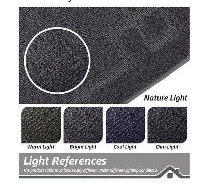BEQHAUSE Door Mat 36 Inch X 60 Inch, Non-Slip Door Mat Indoor Washable (Dark Gray) (New in Package)