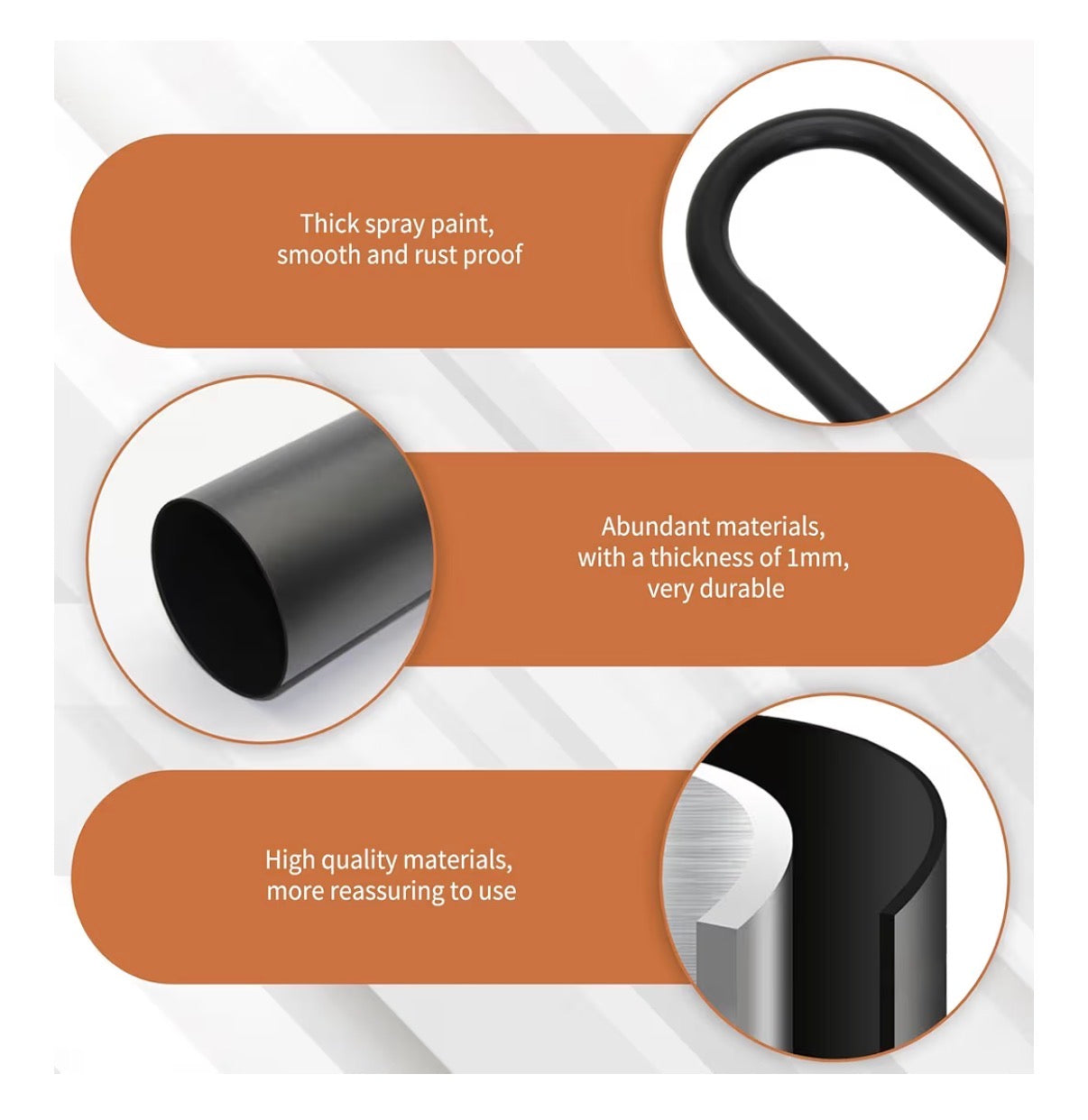 Partition Curtain Rod U Shaped Curtain Rod 6.56 Feet