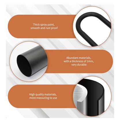 Partition Curtain Rod U Shaped Curtain Rod 6.56 Feet