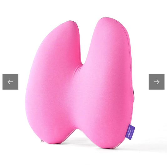 Back Relief Lumbar Pillow (Fuchsia Rose) (New in Package)