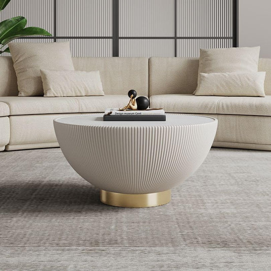 Manhattan Comfort Anderson Modern Round Coffee Table