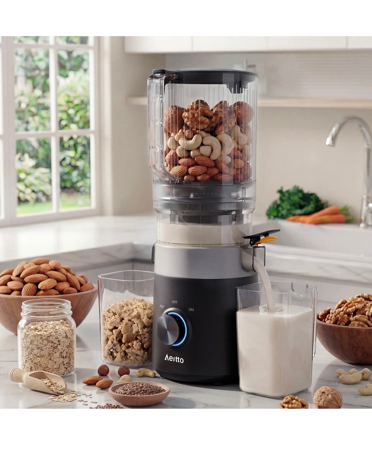 Aeitto Max6 Easepress Juicer Less Prep, Less Cleanup, Filter Free Easy clean Design (Black) (New in Box)