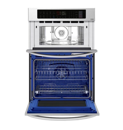 30 Inch Self Cleaning Microwave Wall Oven Combo (Stainless Steel) (New)