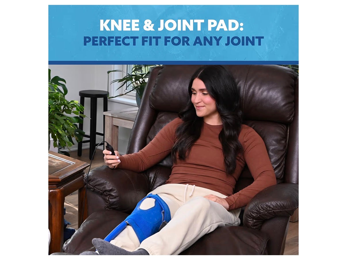 Polar Active Ice 9 Quart Cold Therapy Ice Machine Programmable Timer Knee & Joint Pad Cryotherapy Pain Relief System