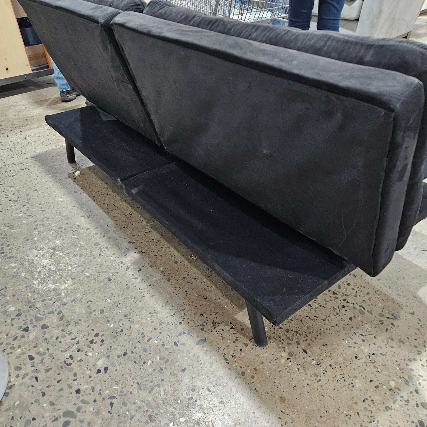 Modern Convertible Sleeper Couch with Adjustable Armrests