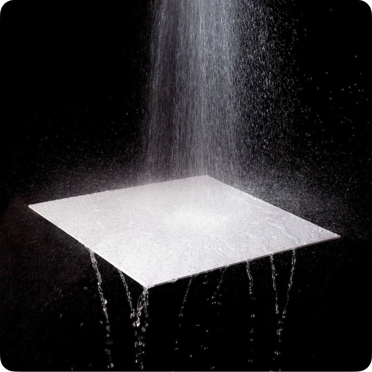 Genesis 2 Ft. X 2 Ft. Border Fill White PVC Lay in Ceiling Tile (4 sq Ft./Case) (New in Box)