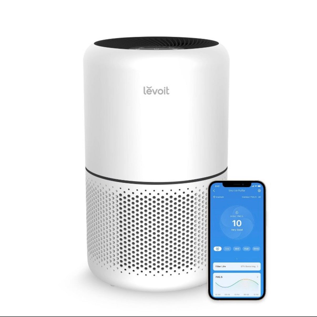 Levoit PlasmaPro 300 P Air Purifier for Rooms Up to 1043 Sq Ft. (White) (New in Box)