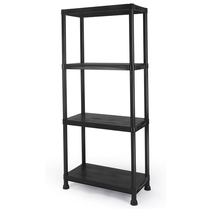 SAMRELAX 5 Tier Heavy Duty Plastic Storage Shelves Organizer with Sturdy A-Frame Design Heavy Duty Freestanding Garage Shelving Unit, Space-Saving Vertical Storage Rack for Basement23.6 Inches Wide X 52.6-Inch-Tall X 11.8 Inch Depth (New in Box)