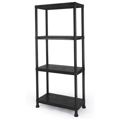 SAMRELAX 5 Tier Heavy Duty Plastic Storage Shelves Organizer with Sturdy A-Frame Design Heavy Duty Freestanding Garage Shelving Unit, Space-Saving Vertical Storage Rack for Basement23.6 Inches Wide X 52.6-Inch-Tall X 11.8 Inch Depth (New in Box)