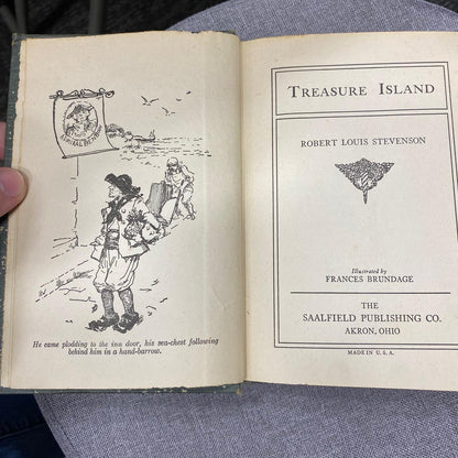 Treasure Island Illustrated Edition by Robert Lewis Stevenson Good Used Condition