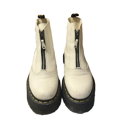 Dr. Martens JETTA ZIPPED Sendal Leather Platform Boots