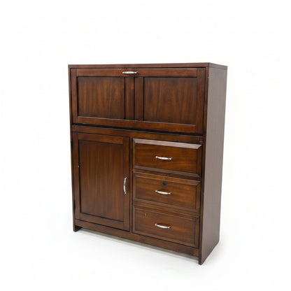 Mahogany Wood Secretary Desk