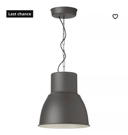 Hektar Pendant Lamp 19 Inch (Dark Gray)