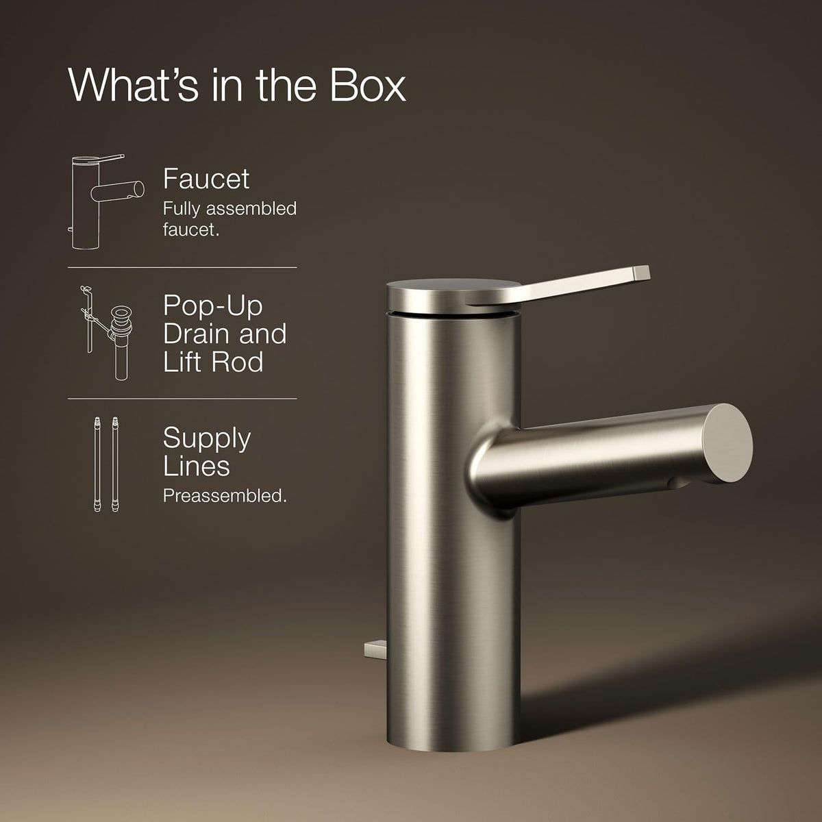 Kohler Elate® Single-Handle Bathroom Sink Faucet