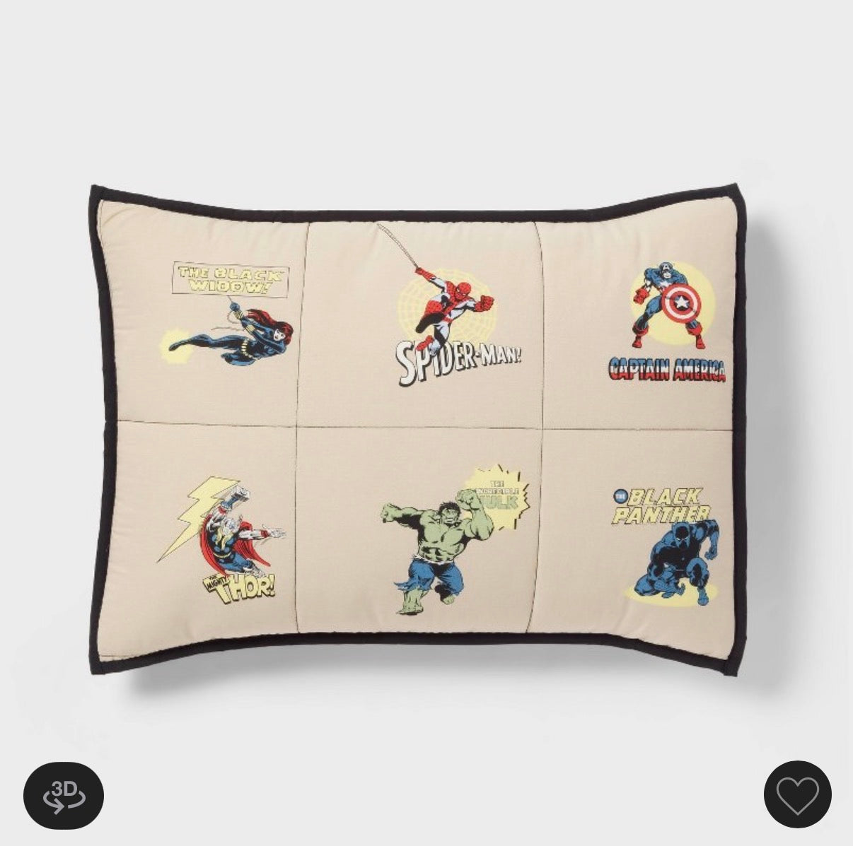 PILLOWFORT Marvel Characters Kids' Quilt The Marvel Collection - Full/Queen