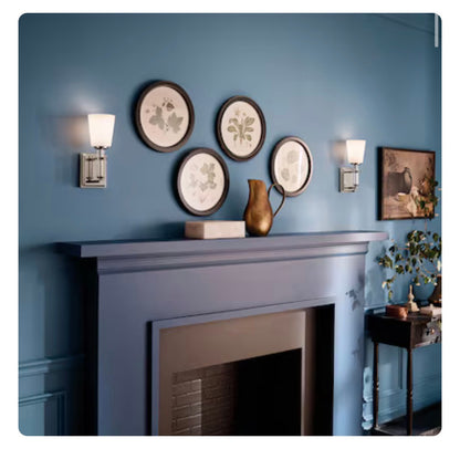 Kichler Rosalind 5 in 1 Light Polished Nickel Traditional Bathroom Vanity Light