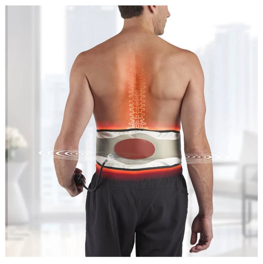 Hammacher Schlemmer Cordless Triple Therapy Back Massager (Gray) (New in Box)