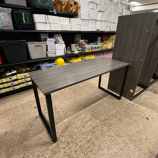 Interion Gray Desk Good; Used Condition)