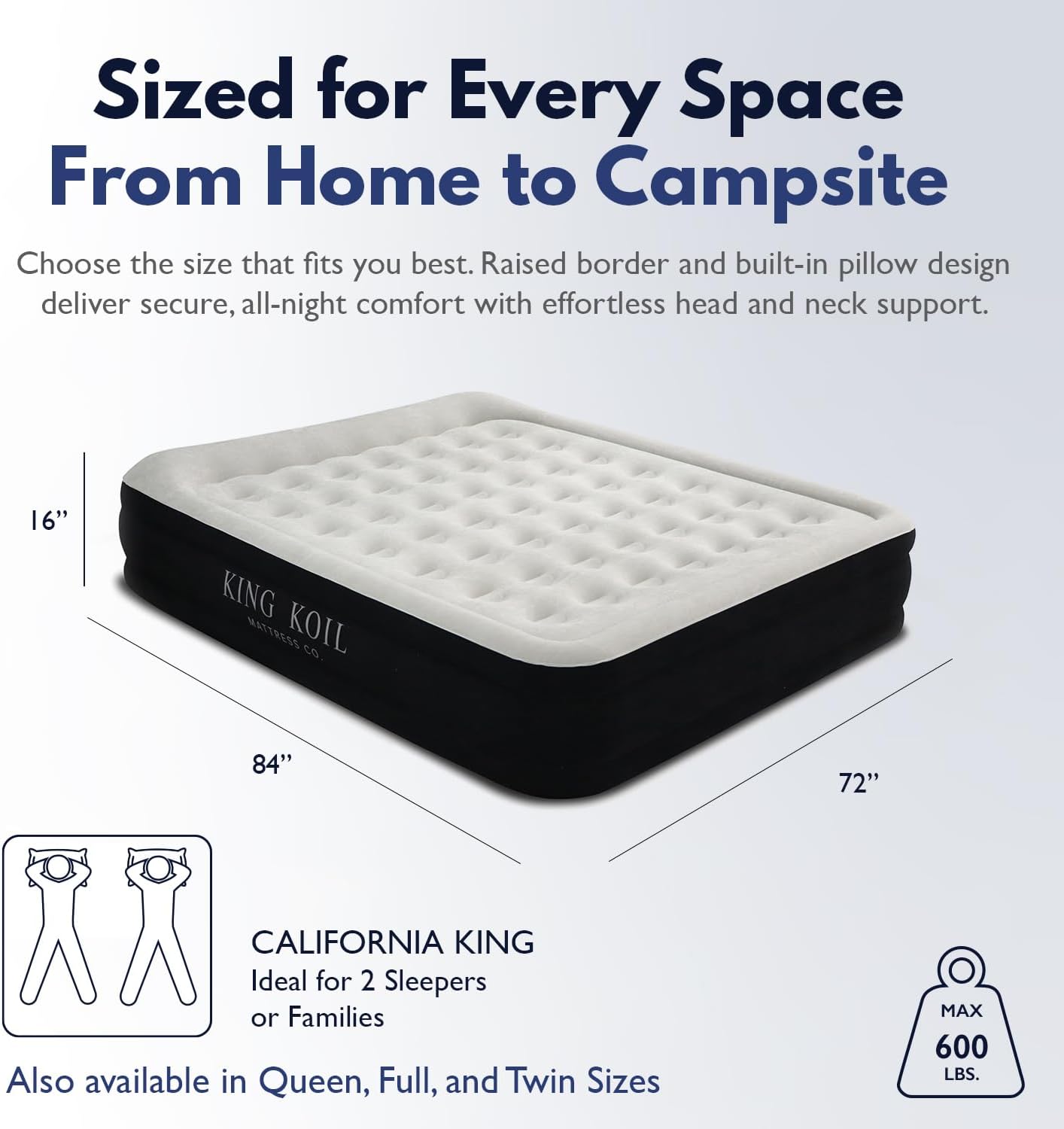 King Koil Airbed California King