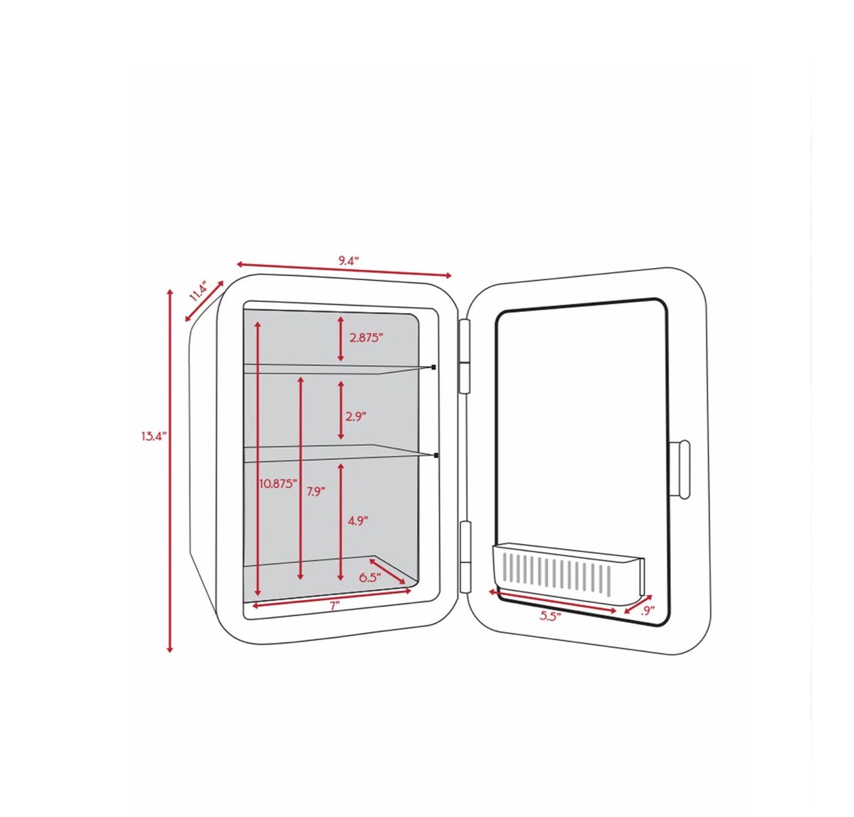 Infinity 10L Mini Fridge (New in Box)