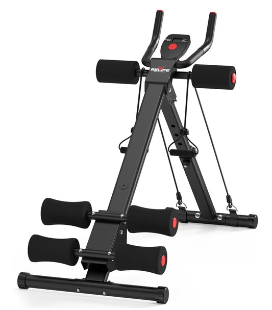 Foldable Ab Workout Machine Adjustable Ab Trainer
