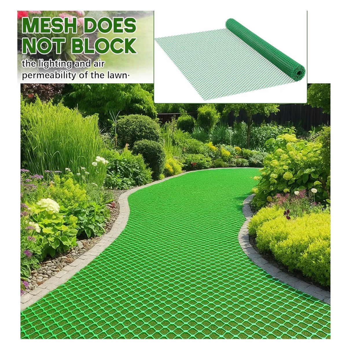 Grass protection mesh 3 ft. X 32.8 Ft. Roll (206.64 sf.)