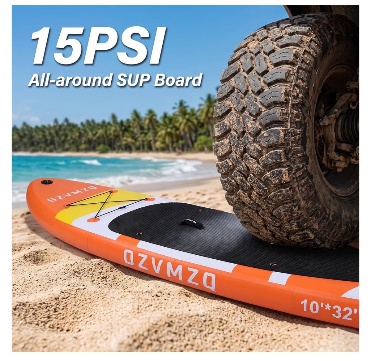 Standup Paddle Board Inflatable (Orange) (New in Box)