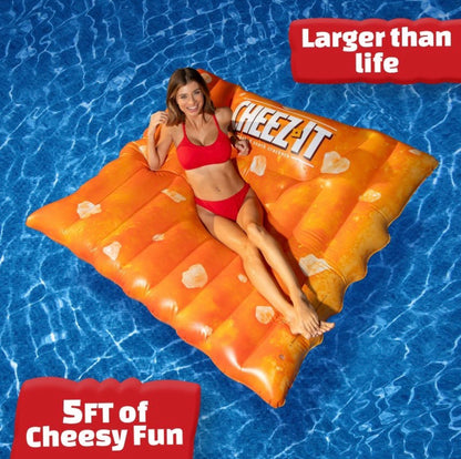 Cheez-It 4.5 Ft. Pool Float: Novelty Water Float with PVC Material (New in Box)