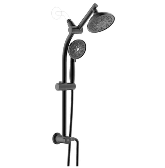 Allen + Roth Shower Faucet Bar System w/ 2-Way Diverter