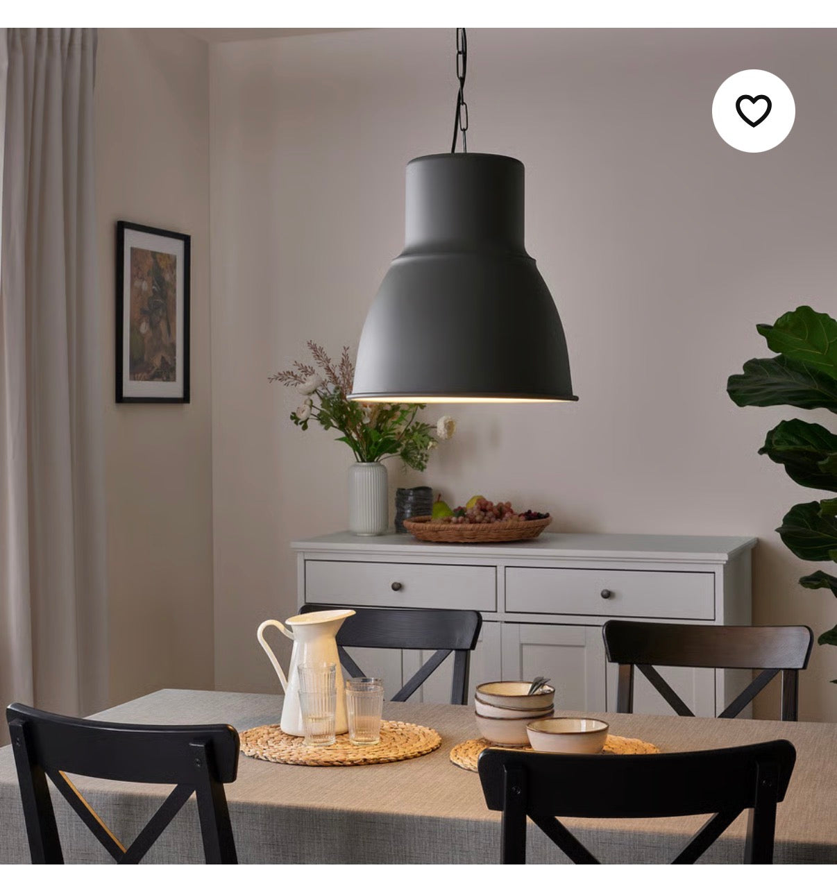 Hektar Pendant Lamp 19 Inch (Dark Gray)