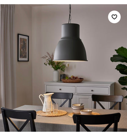 Hektar Pendant Lamp 19 Inch (Dark Gray)
