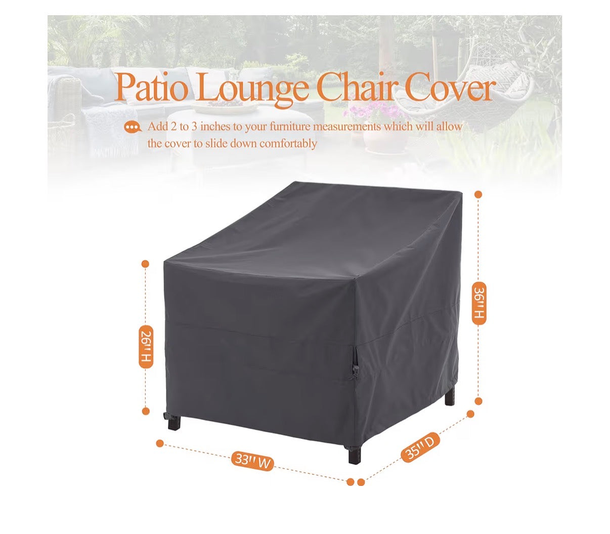 Outdoor Patio Chair Covers