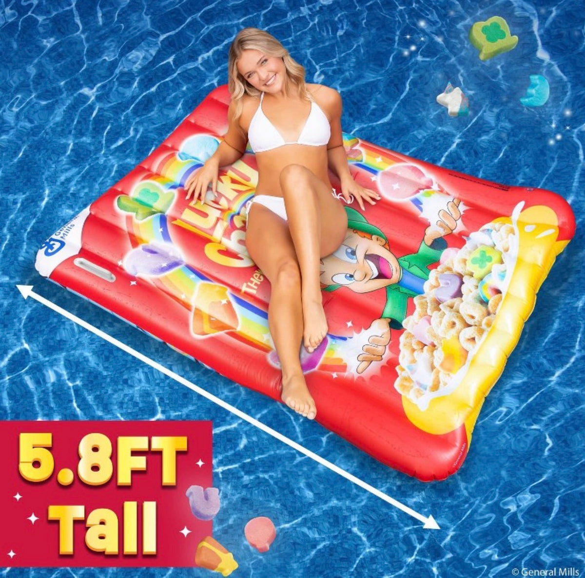 Sunny Days Lucky Charms Pool Novelty Float (New in Box)
