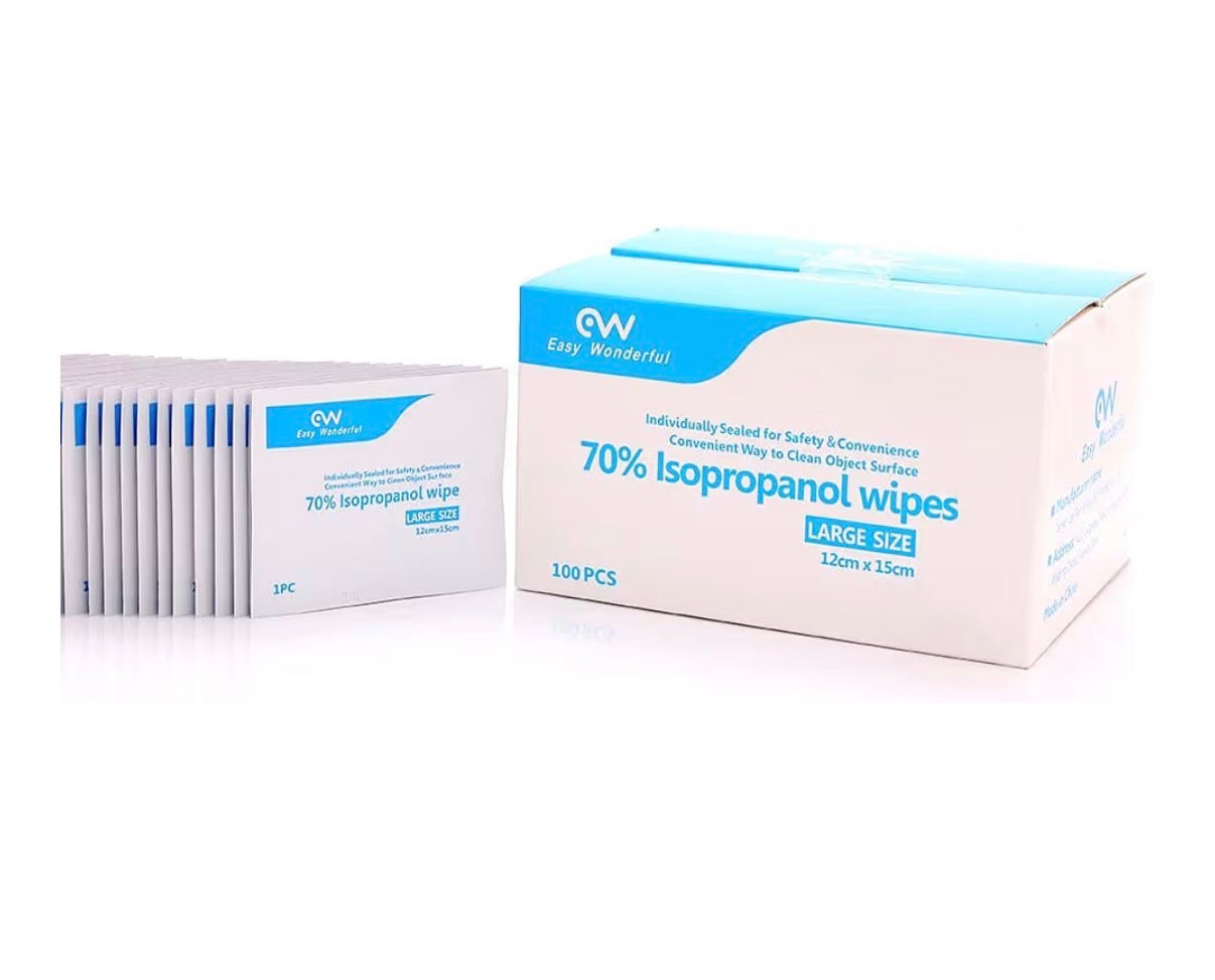 70 Percent Isopropanol Wipes (New in Box)