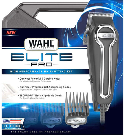 WAHL Clipper Elite Pro High Performance Haircut Kit for Men with Hair Clippers