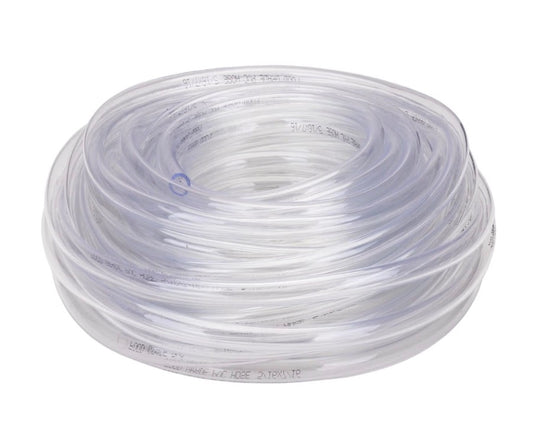 Clear vinyl tubing - 1/2 inch X 5/8 PVC tube food grade flexible plastic pipe hose for home brewing, siphon pump 30.5 meters (100 ft.) lenght