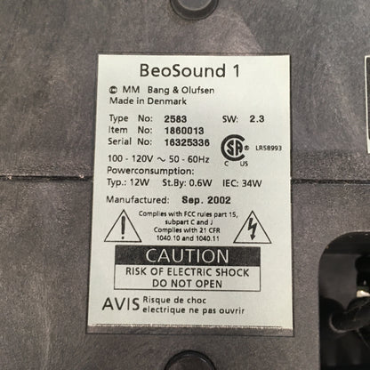 Bang & Olufsen BeoSound 1