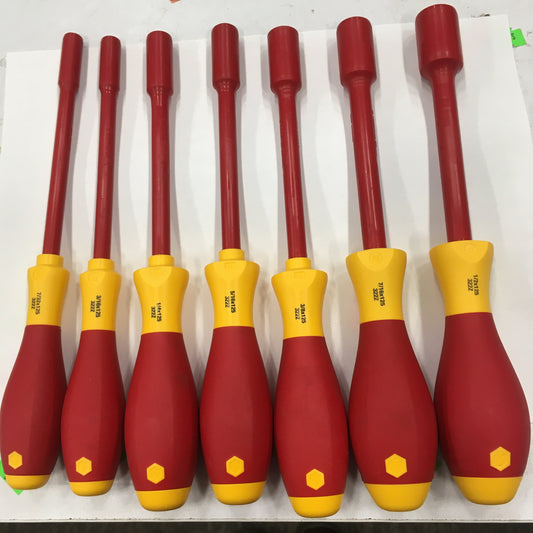 Wiha 7 Piece Insulated SoftFinish Nut Driver Set SAE