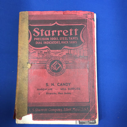 Starrett Tool Catalog 1938