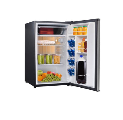 Whirlpool 4.3 cu ft. mini refrigerator - Stainless steel compact dorm fridge