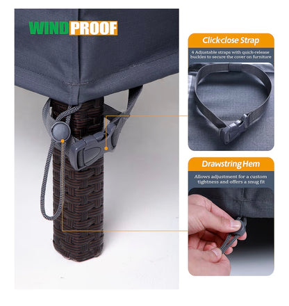 F&J Outdoor Patio Chair Cover