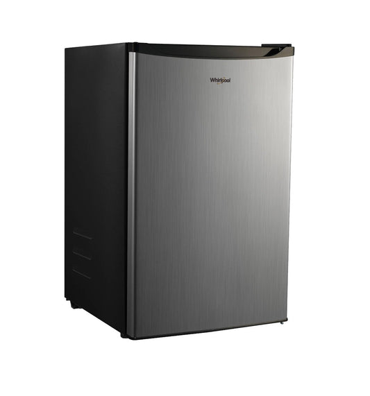 Whirlpool 4.3 cu ft. mini refrigerator - Stainless steel compact dorm fridge