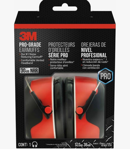 3M Pro-Grade Earmuff, Noise Reduction