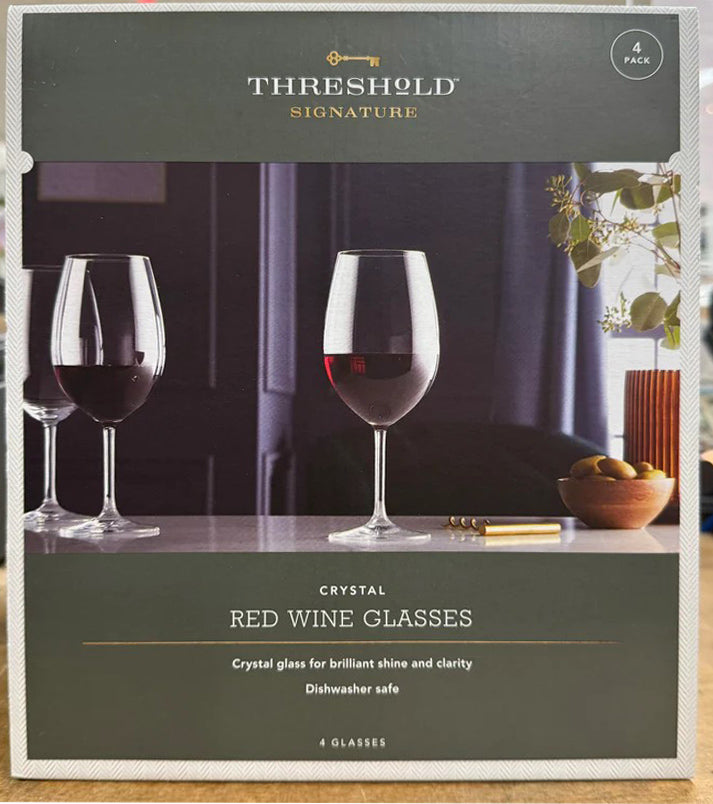 Threshold Signature Red Wine Glasses-set of 4 - 21.4 fl. Oz.