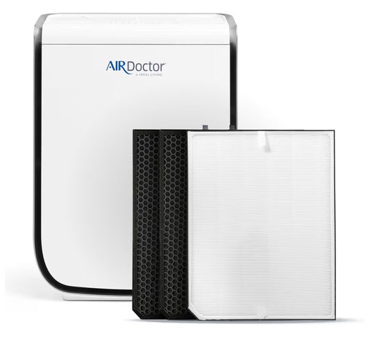AIRDOCTOR AD2000 Air Purifier & 1 Year Filter Combo Pack Bundle, Cleans Homes Up to 1,220 ft2 Removes Smoke, Dust, Pet Hair, Odors, Pollen UltraHEPA & Premium Carbon Filtration (New in Box)