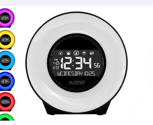 La Crosse Mood Light & Nature Sound Alarm Clock